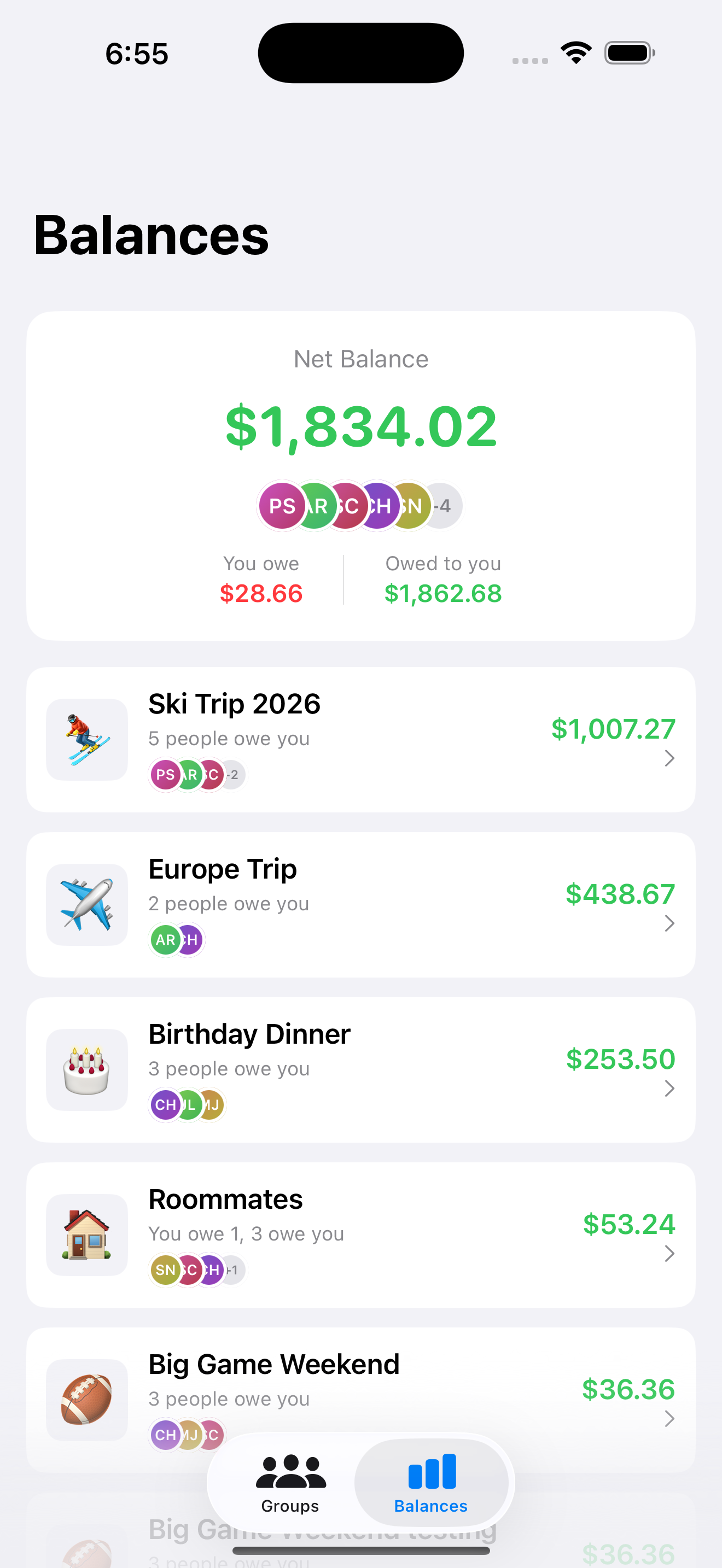 TrueUp App Screenshot